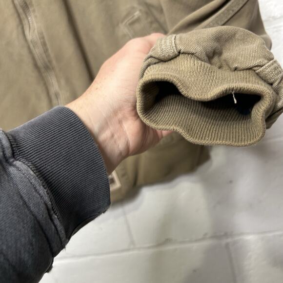 Vintage Carhartt Sheet-Lined Plainsman Jacket “Taupe” JS0121 - Picture 4 of 9